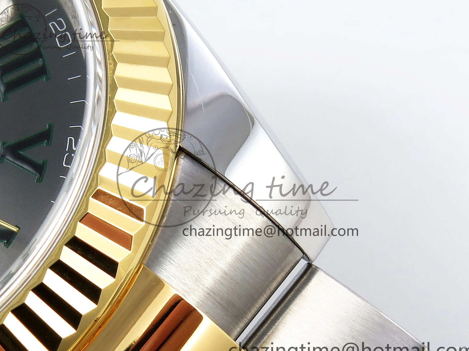 MiroTime 0131 DateJust 41 126333 Clean 1:1 Best Edition 904L Steel Gray Dial Green Roman Marker on SS YG Oyster Bracelet VR Popular 1564